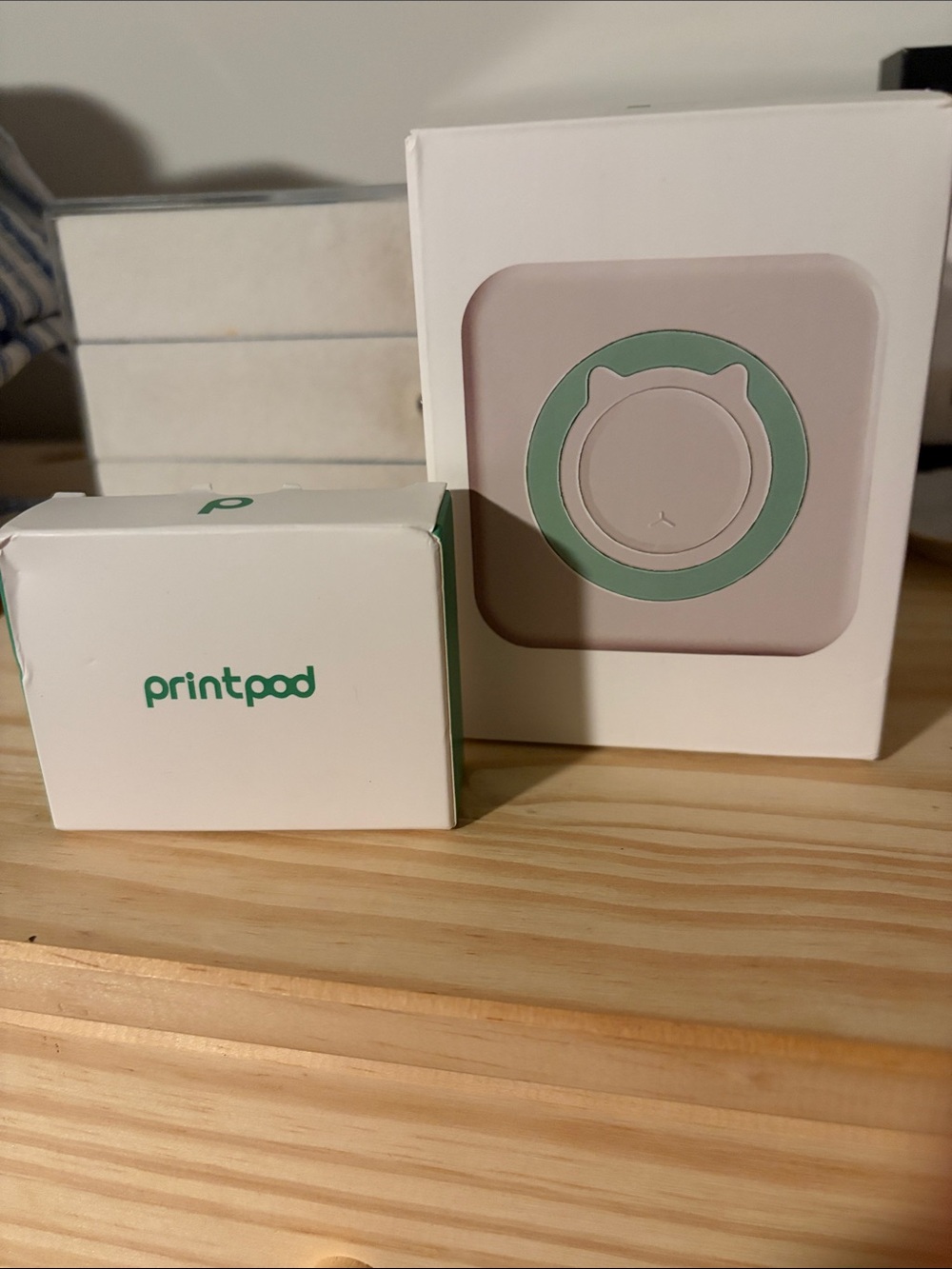 Printpod Portable Printer with Three Thermal Imaging Paper Rolls